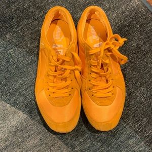 Yellow Puma sneakers size 7.5